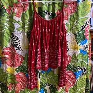 H&M x Coachella Flowy Festival Cold Shoulder Top